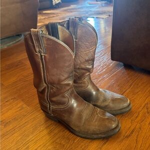 Chippewa Brown Leather Men's Boots